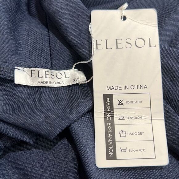 Elesol Navy Blue Open Drape Blazer NWT size 2X - Picture 9 of 9